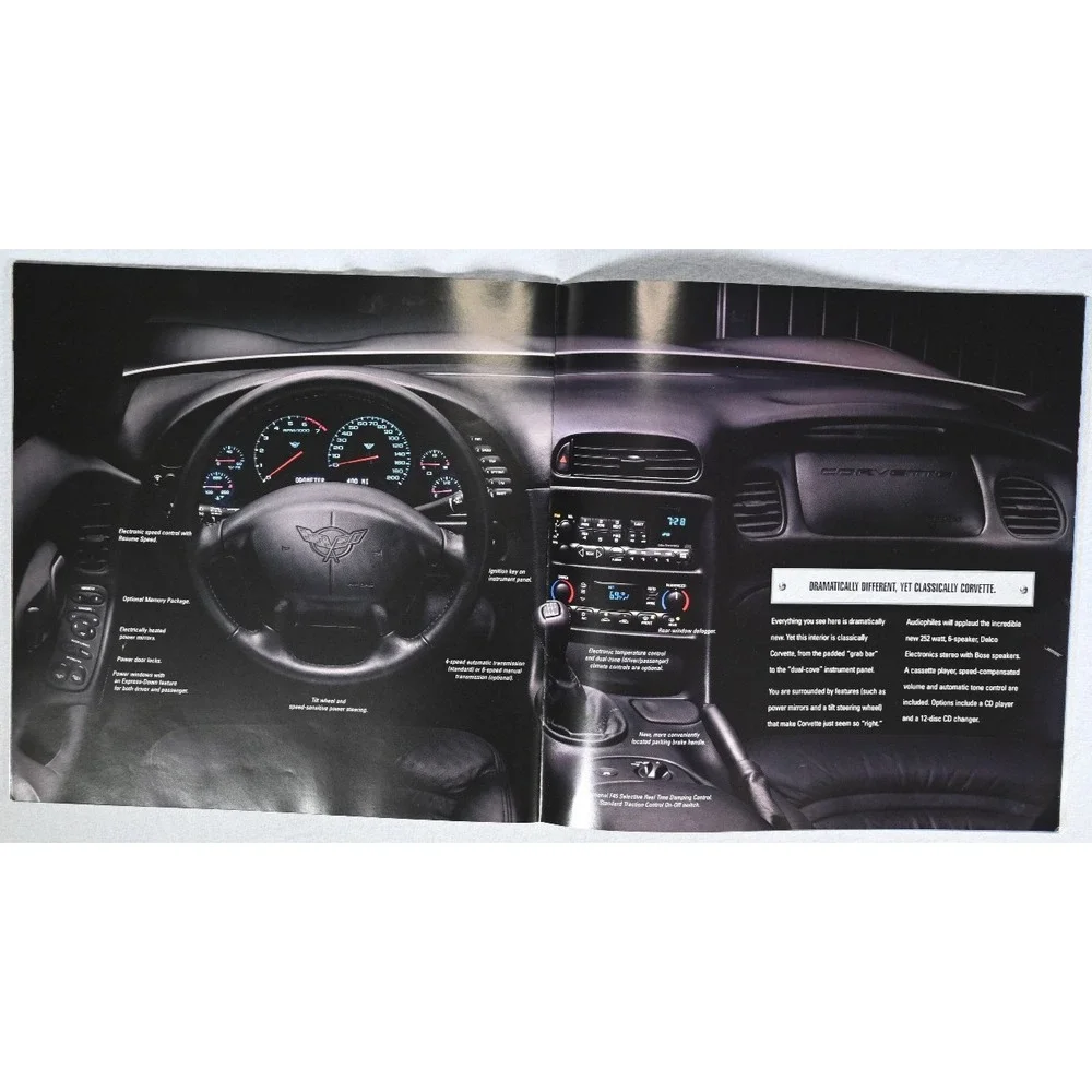 1997 Corvette OEM Dealer Sales Brochure Catalog 40 Page w/ Envelope